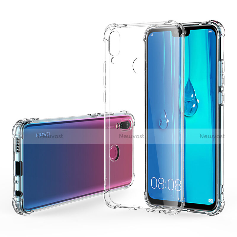 Ultra-thin Transparent TPU Soft Case T02 for Huawei Enjoy 9 Plus Clear