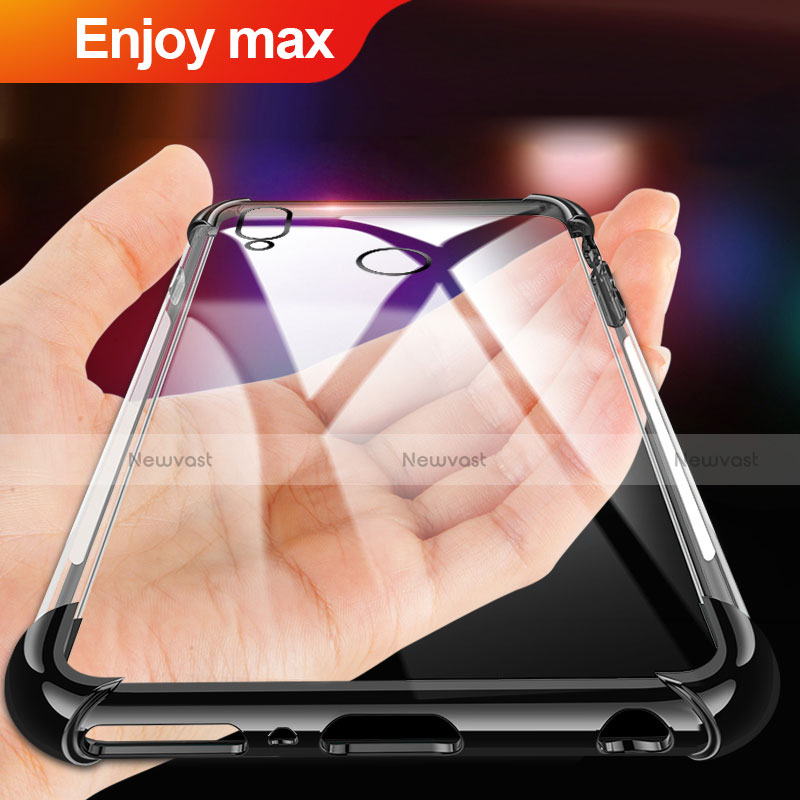 Ultra-thin Transparent TPU Soft Case T02 for Huawei Enjoy Max Black