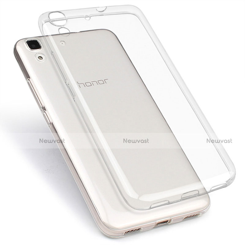 Ultra-thin Transparent TPU Soft Case T02 for Huawei Honor 4A Clear