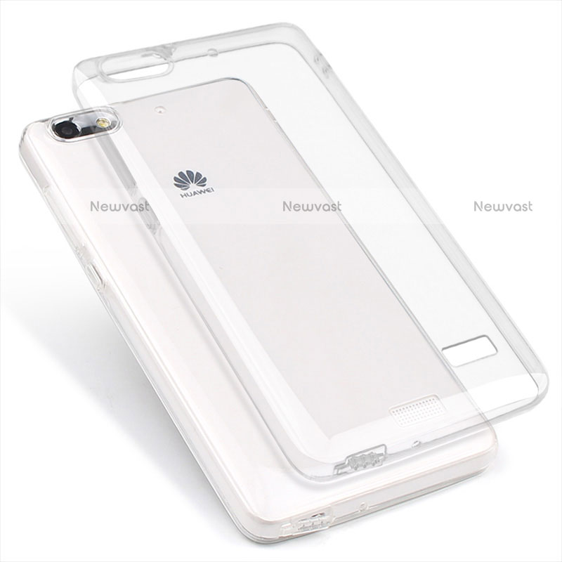 Ultra-thin Transparent TPU Soft Case T02 for Huawei Honor 4C Clear