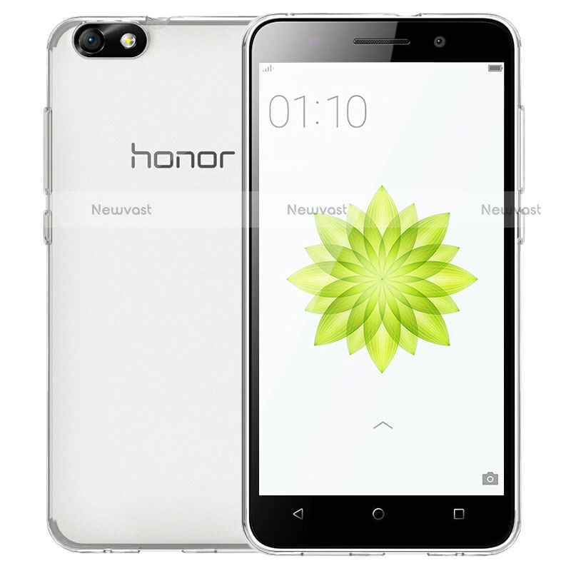 Ultra-thin Transparent TPU Soft Case T02 for Huawei Honor 4X Clear