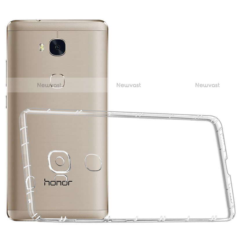 Ultra-thin Transparent TPU Soft Case T02 for Huawei Honor 5X Clear