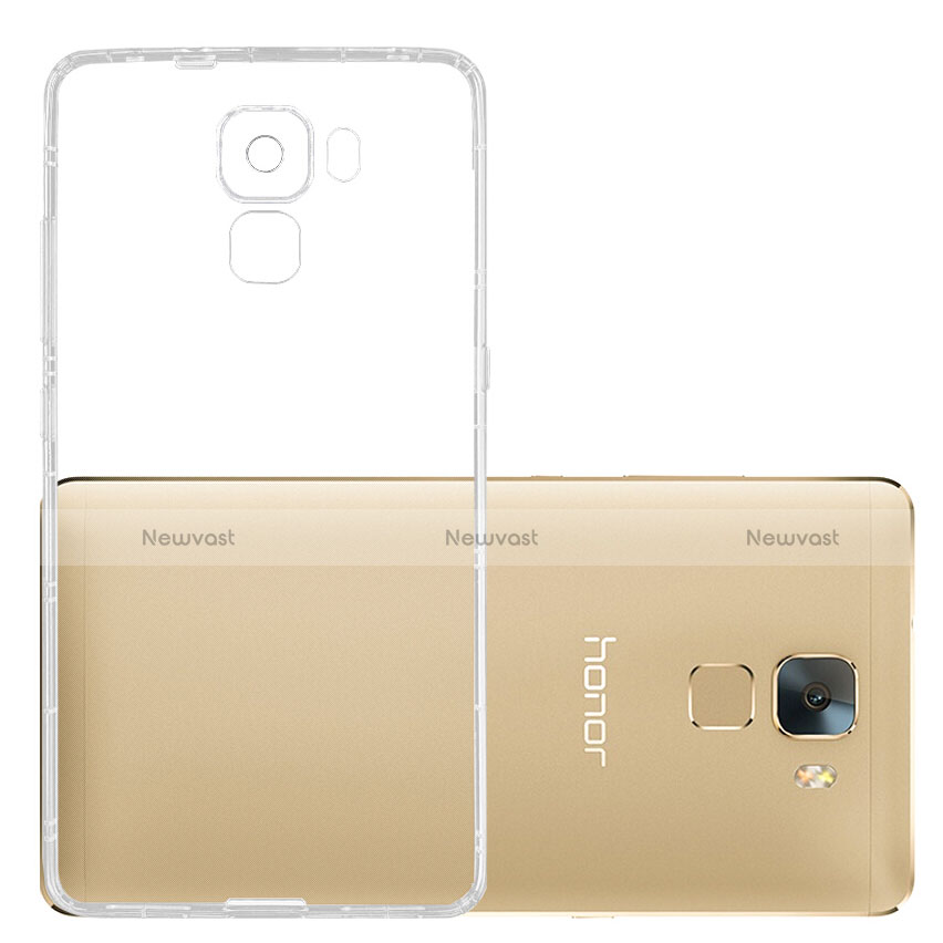 Ultra-thin Transparent TPU Soft Case T02 for Huawei Honor 7 Dual SIM Clear