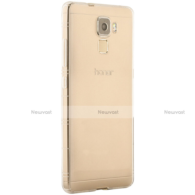 Ultra-thin Transparent TPU Soft Case T02 for Huawei Honor 7 Dual SIM Clear