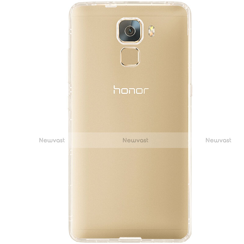 Ultra-thin Transparent TPU Soft Case T02 for Huawei Honor 7 Dual SIM Clear