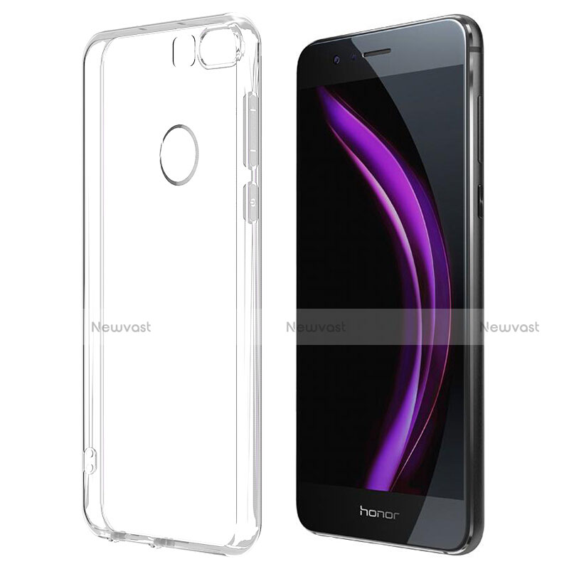 Ultra-thin Transparent TPU Soft Case T02 for Huawei Honor 8 Clear