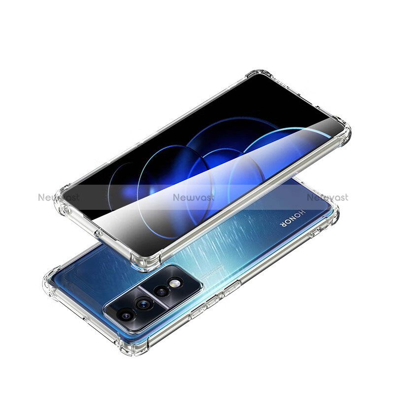 Ultra-thin Transparent TPU Soft Case T02 for Huawei Honor 80 GT 5G Black