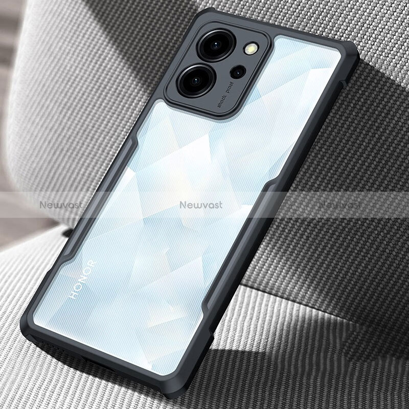 Ultra-thin Transparent TPU Soft Case T02 for Huawei Honor 80 SE 5G Black