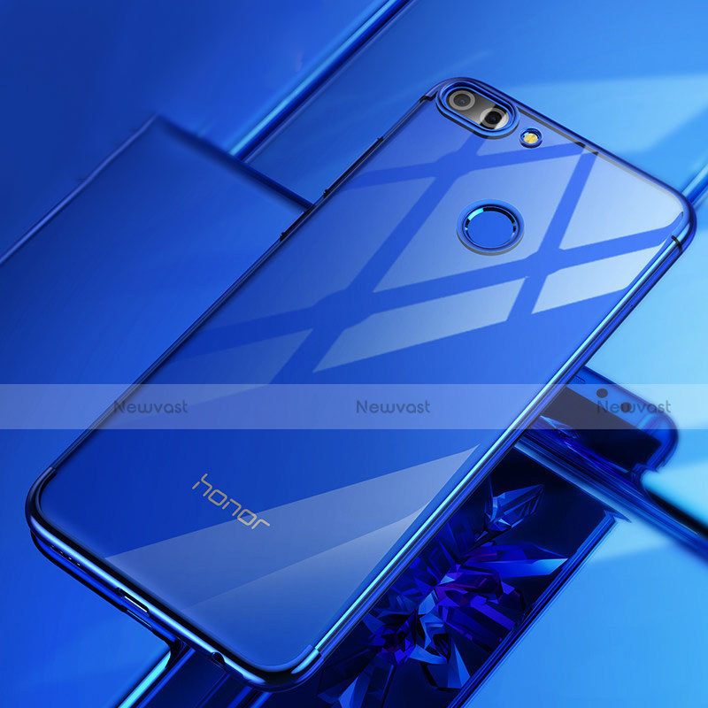 Ultra-thin Transparent TPU Soft Case T02 for Huawei Honor 9i Blue