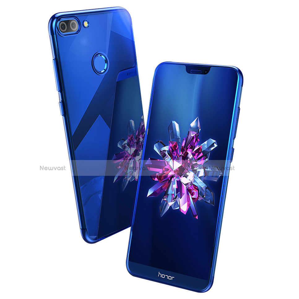 Ultra-thin Transparent TPU Soft Case T02 for Huawei Honor 9i Blue