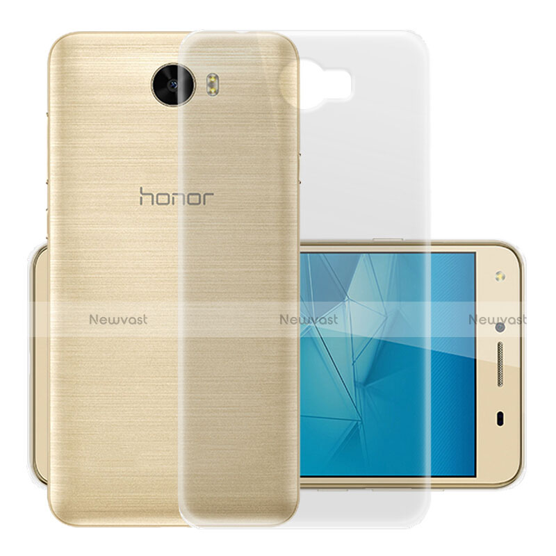 Ultra-thin Transparent TPU Soft Case T02 for Huawei Honor Play 5 Clear