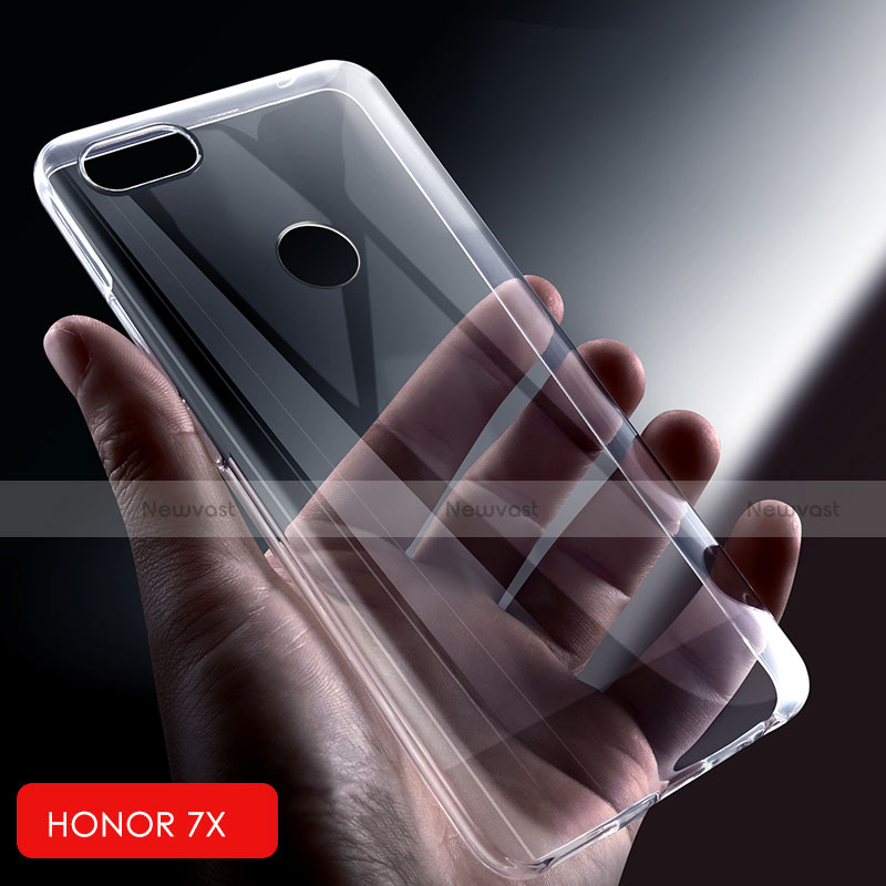 Ultra-thin Transparent TPU Soft Case T02 for Huawei Honor Play 7X Clear