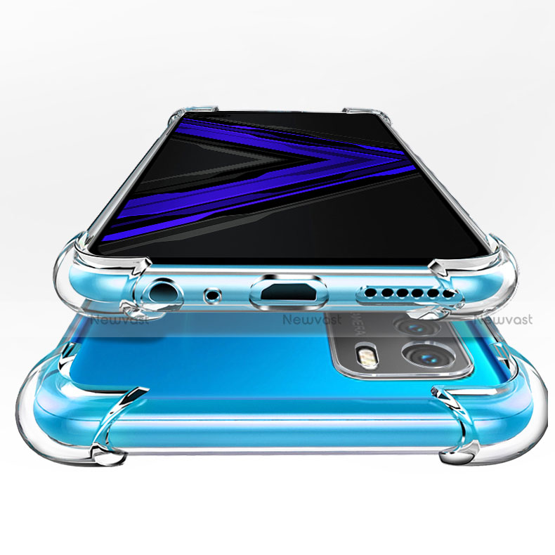 Ultra-thin Transparent TPU Soft Case T02 for Huawei Honor Play4 5G Clear