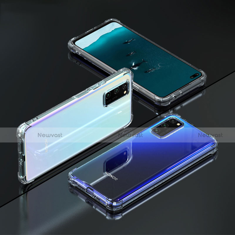 Ultra-thin Transparent TPU Soft Case T02 for Huawei Honor V30 5G Clear