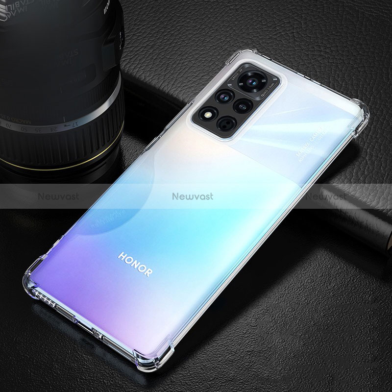 Ultra-thin Transparent TPU Soft Case T02 for Huawei Honor V40 5G Clear