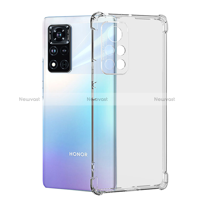 Ultra-thin Transparent TPU Soft Case T02 for Huawei Honor V40 5G Clear