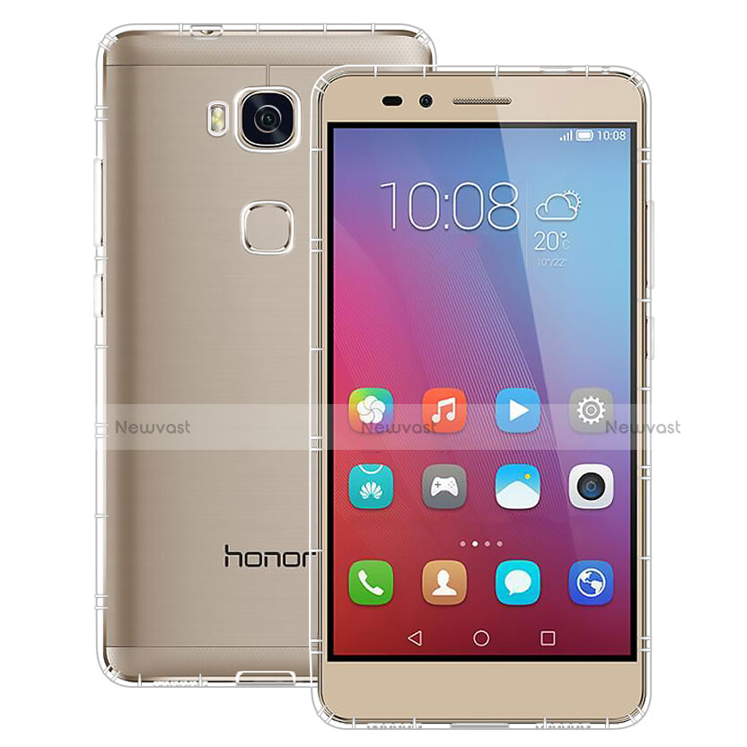 Ultra-thin Transparent TPU Soft Case T02 for Huawei Honor X5 Clear