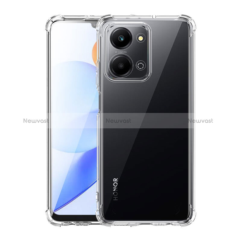 Ultra-thin Transparent TPU Soft Case T02 for Huawei Honor X7a Clear