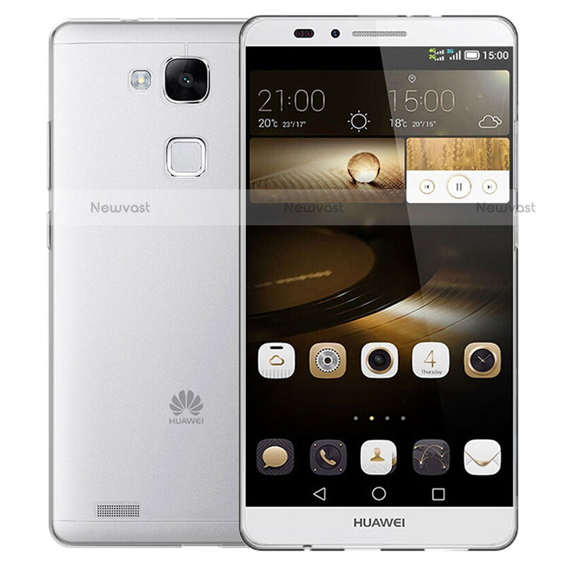 Ultra-thin Transparent TPU Soft Case T02 for Huawei Mate 7 Clear