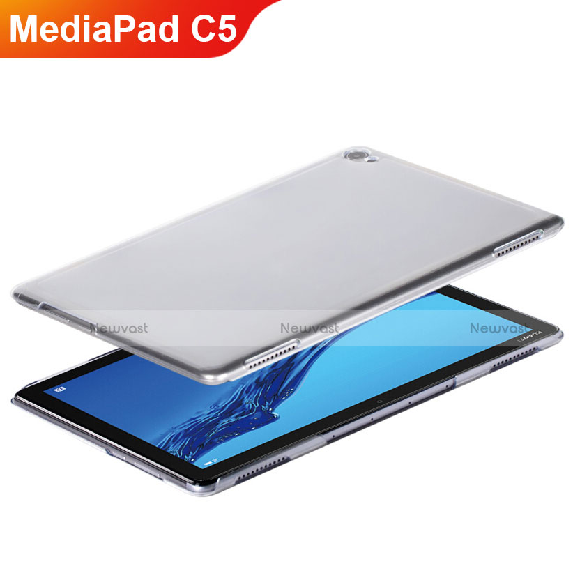 Ultra-thin Transparent TPU Soft Case T02 for Huawei MediaPad C5 10 10.1 BZT-W09 AL00 Clear