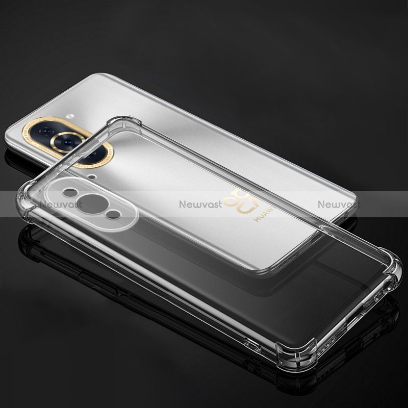 Ultra-thin Transparent TPU Soft Case T02 for Huawei Nova 10 Clear