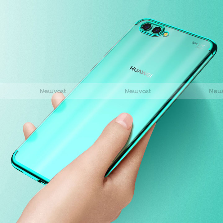 Ultra-thin Transparent TPU Soft Case T02 for Huawei Nova 2S Blue