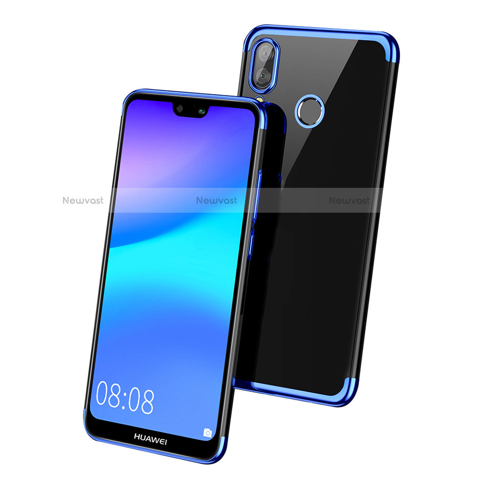 Ultra-thin Transparent TPU Soft Case T02 for Huawei Nova 3e Blue