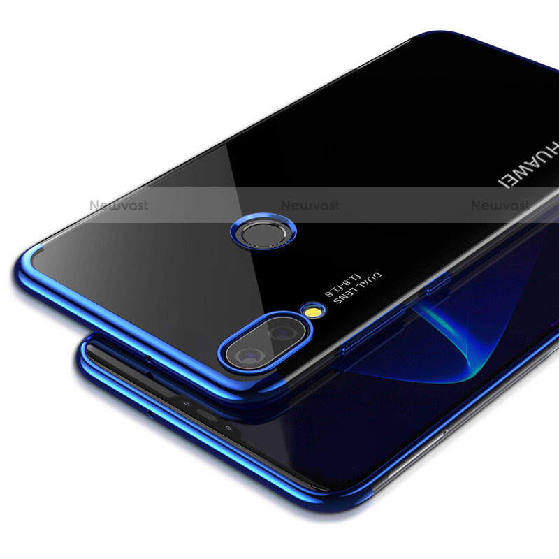 Ultra-thin Transparent TPU Soft Case T02 for Huawei Nova 3e Blue