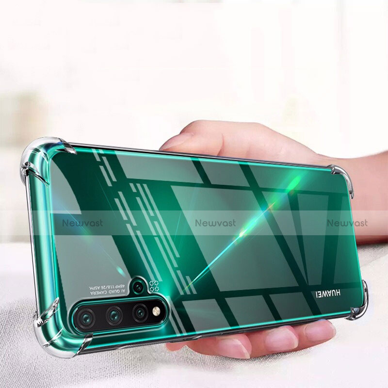 Ultra-thin Transparent TPU Soft Case T02 for Huawei Nova 5 Clear