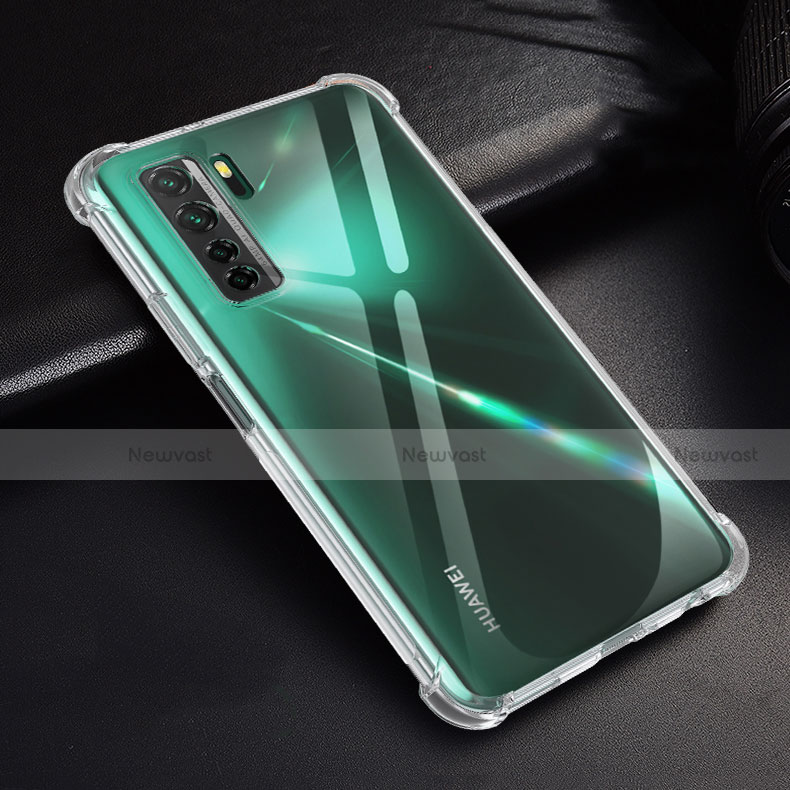 Ultra-thin Transparent TPU Soft Case T02 for Huawei Nova 7 SE 5G Clear