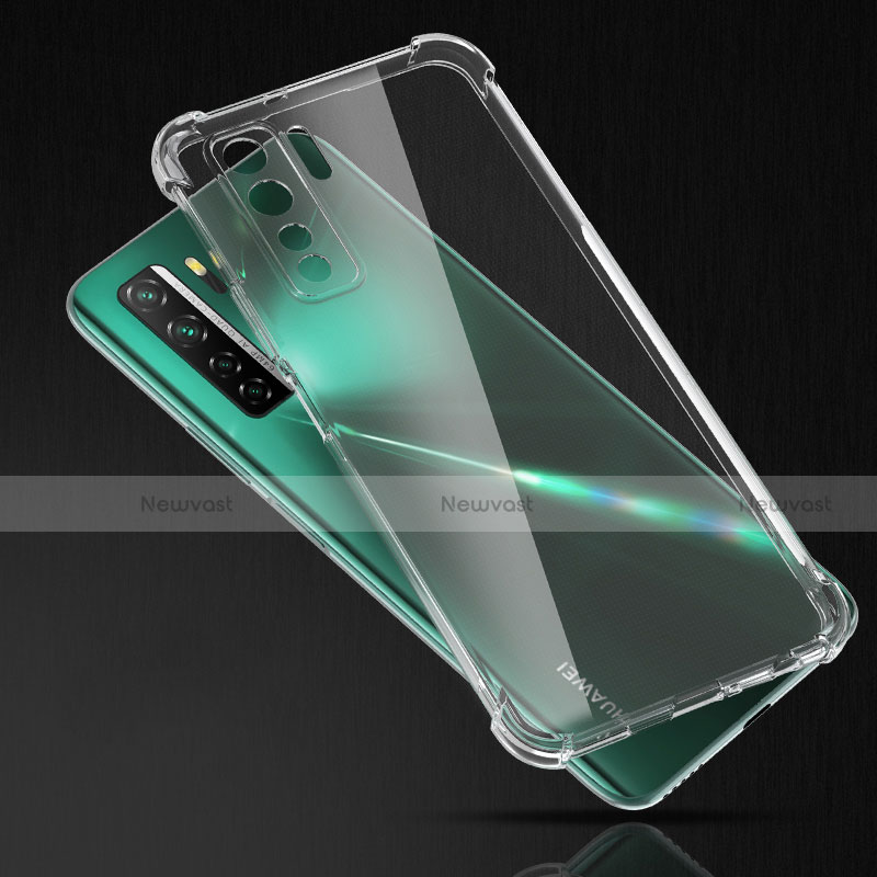 Ultra-thin Transparent TPU Soft Case T02 for Huawei Nova 7 SE 5G Clear