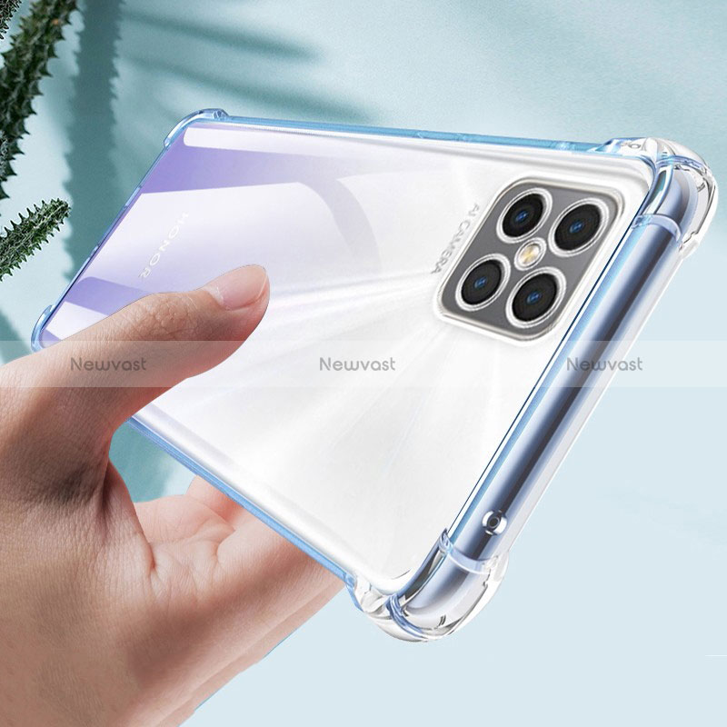 Ultra-thin Transparent TPU Soft Case T02 for Huawei Nova 8 SE 4G Clear