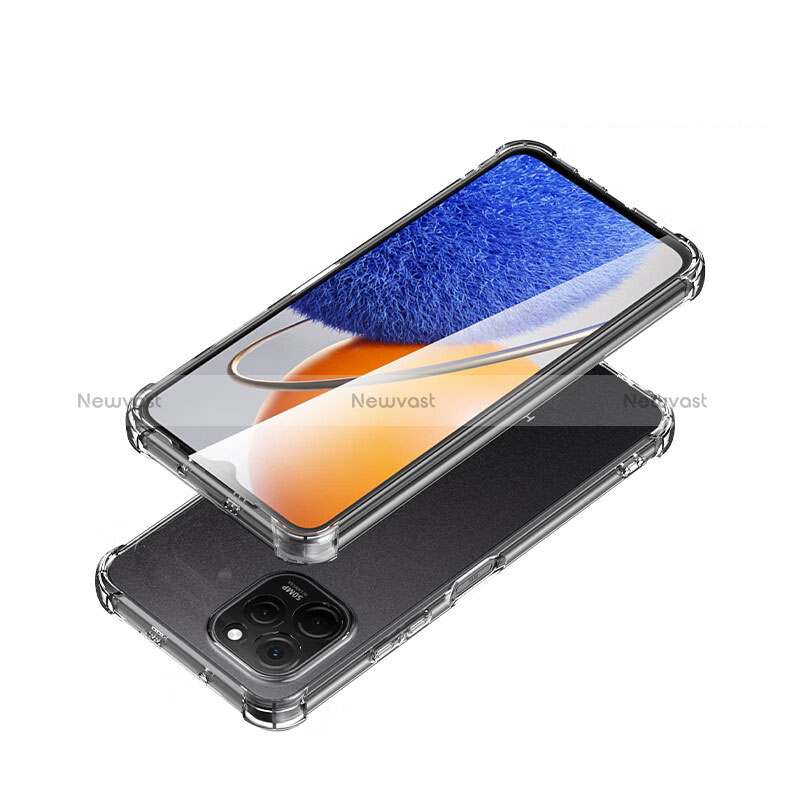 Ultra-thin Transparent TPU Soft Case T02 for Huawei Nova Y61 Clear