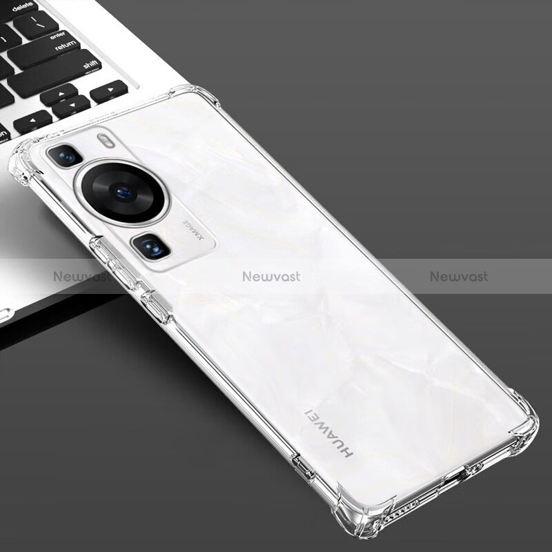 Ultra-thin Transparent TPU Soft Case T02 for Huawei P60 Pro Clear