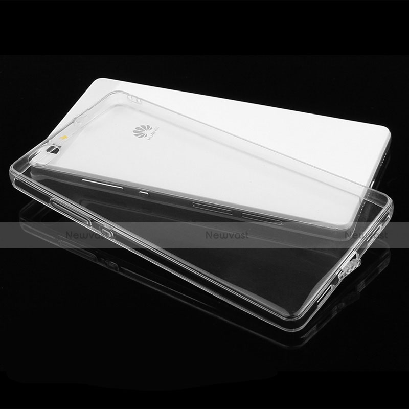 Ultra-thin Transparent TPU Soft Case T02 for Huawei P8 Lite Clear