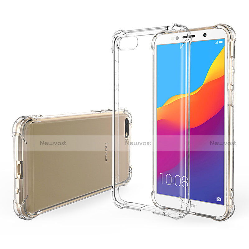 Ultra-thin Transparent TPU Soft Case T02 for Huawei Y5 Prime (2018) Clear