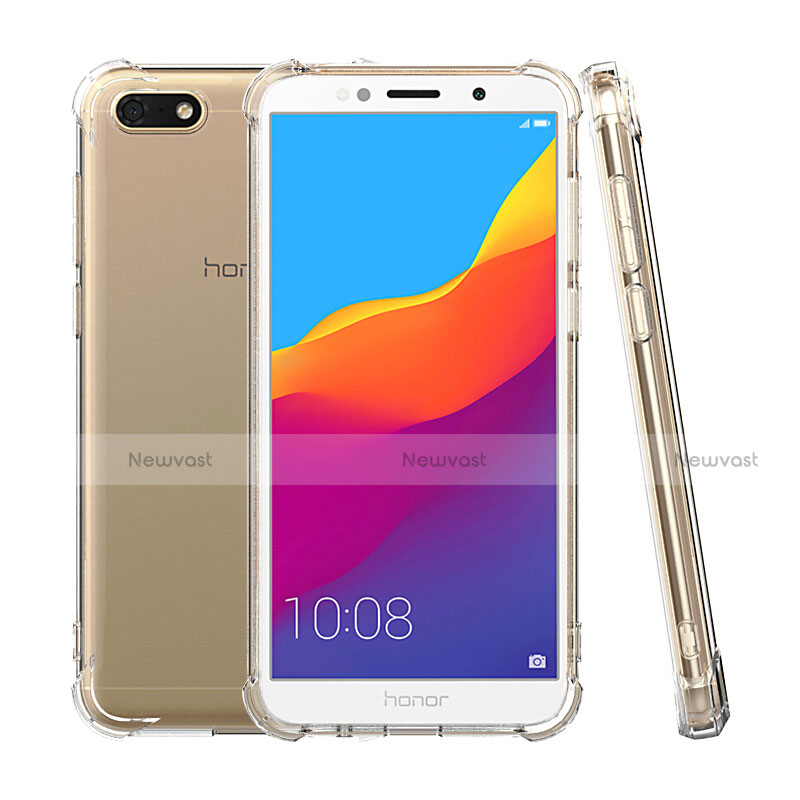 Ultra-thin Transparent TPU Soft Case T02 for Huawei Y5 Prime (2018) Clear