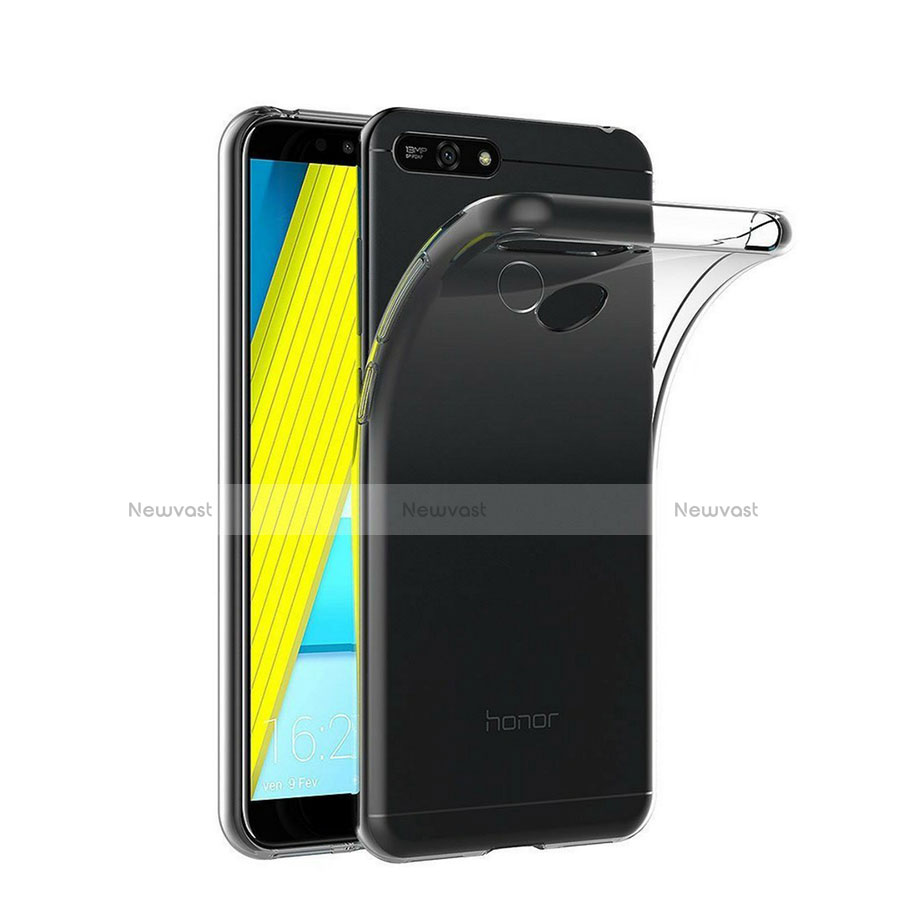 Ultra-thin Transparent TPU Soft Case T02 for Huawei Y6 Prime (2018) Clear