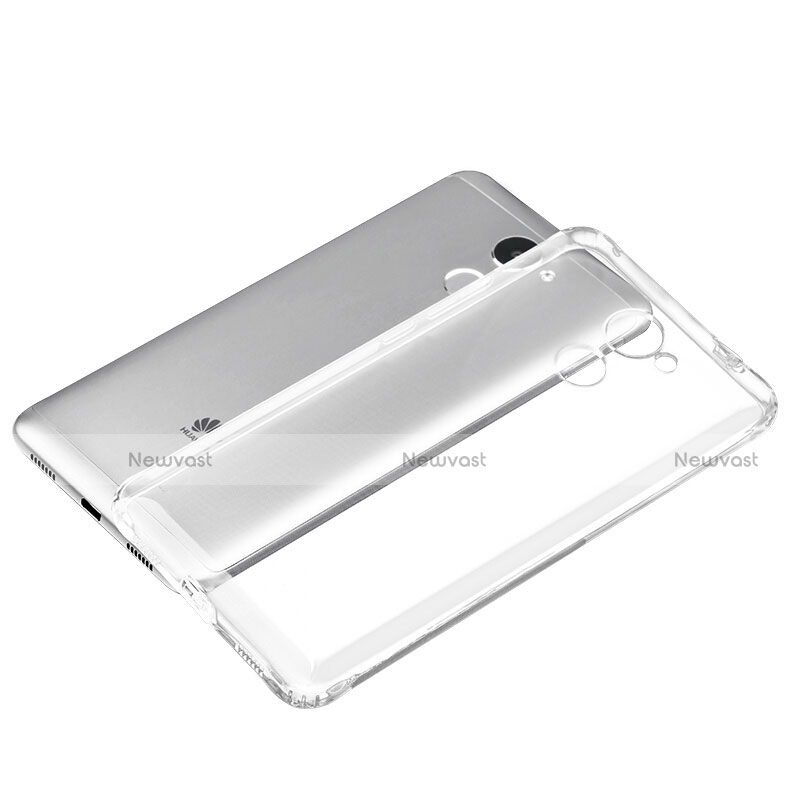 Ultra-thin Transparent TPU Soft Case T02 for Huawei Y7 Prime Clear