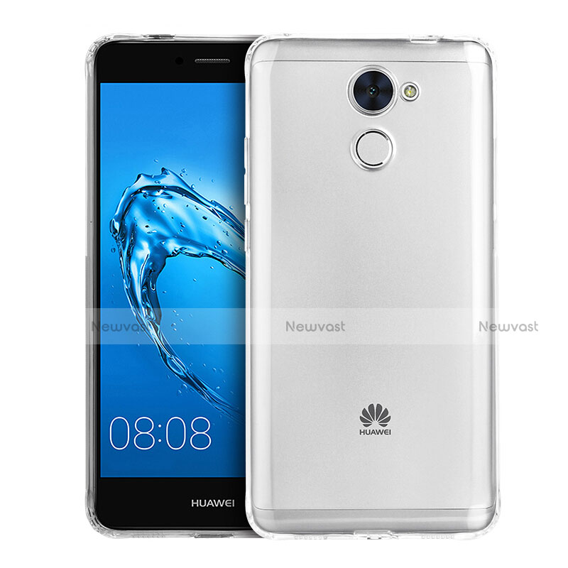 Ultra-thin Transparent TPU Soft Case T02 for Huawei Y7 Prime Clear