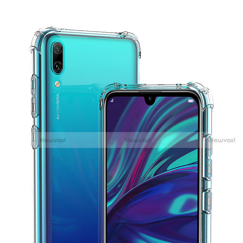 Ultra-thin Transparent TPU Soft Case T02 for Huawei Y7 Pro (2019) Clear