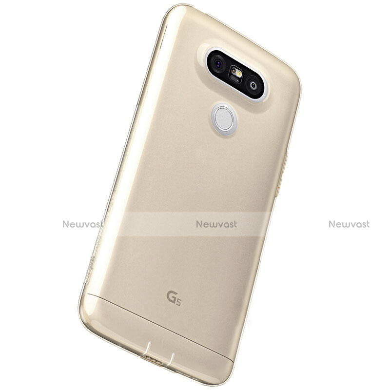 Ultra-thin Transparent TPU Soft Case T02 for LG G5 Gold