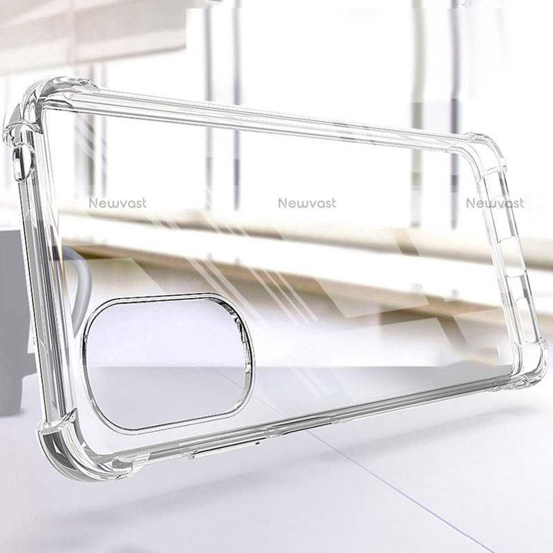 Ultra-thin Transparent TPU Soft Case T02 for Motorola Moto E32s Clear