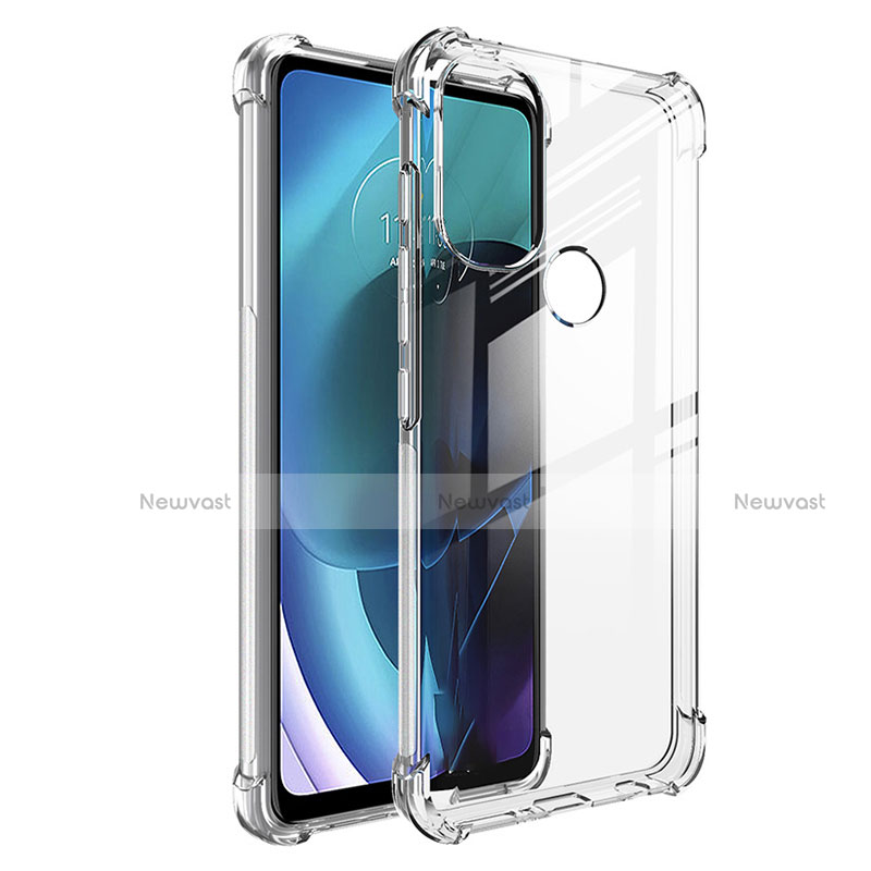 Ultra-thin Transparent TPU Soft Case T02 for Motorola Moto G40 Fusion Clear