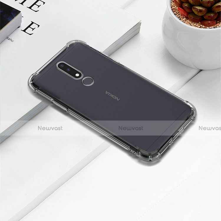 Ultra-thin Transparent TPU Soft Case T02 for Nokia 3.1 Plus Clear