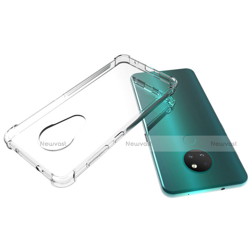 Ultra-thin Transparent TPU Soft Case T02 for Nokia 6.2 Clear