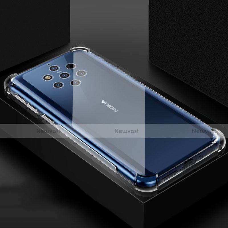 Ultra-thin Transparent TPU Soft Case T02 for Nokia 9 PureView Clear