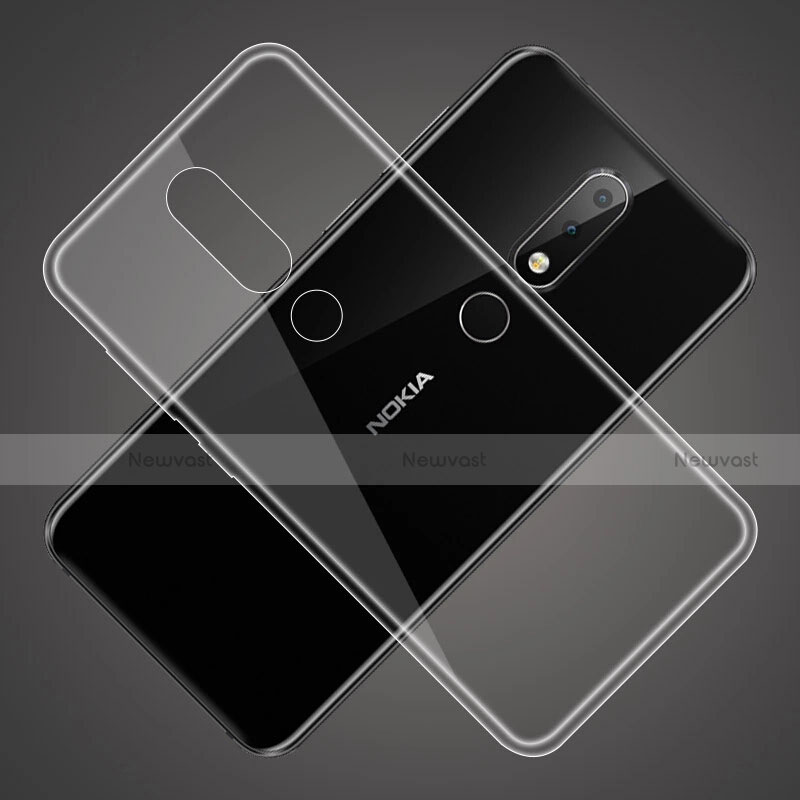 Ultra-thin Transparent TPU Soft Case T02 for Nokia X5 Clear