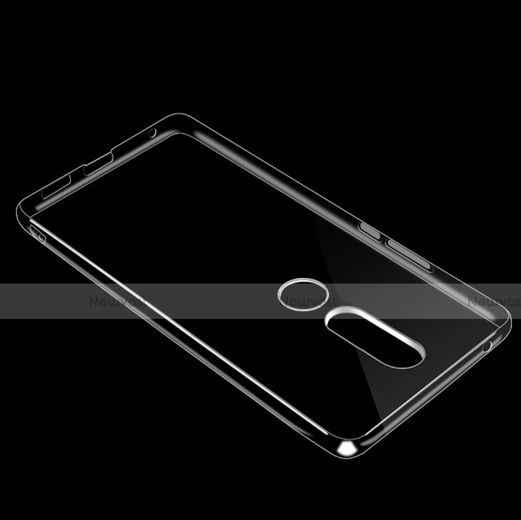 Ultra-thin Transparent TPU Soft Case T02 for Nokia X5 Clear