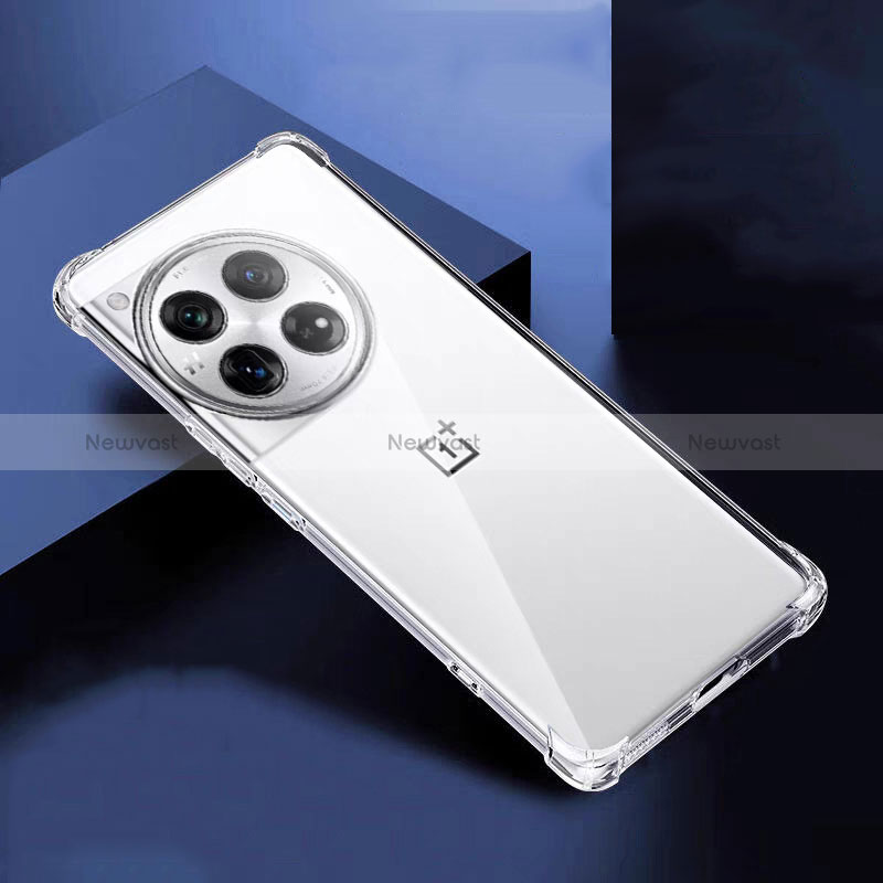 Ultra-thin Transparent TPU Soft Case T02 for OnePlus 12R 5G Clear